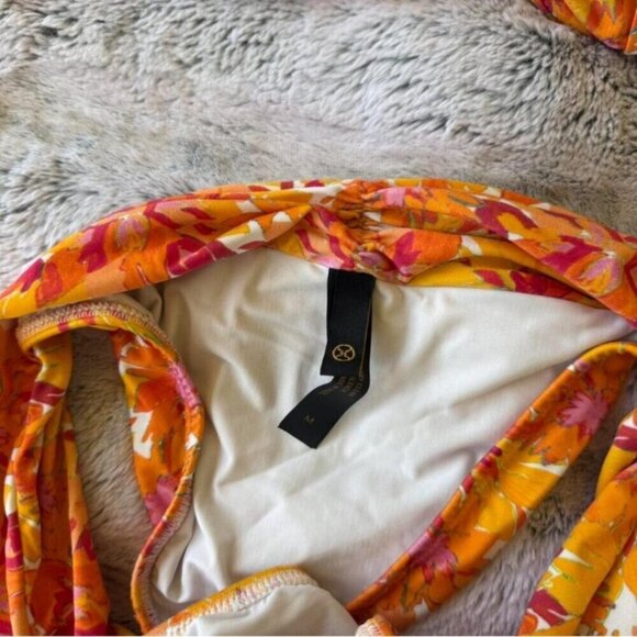 Vix Orange Floral Summer Bikini - Picture 3 of 7